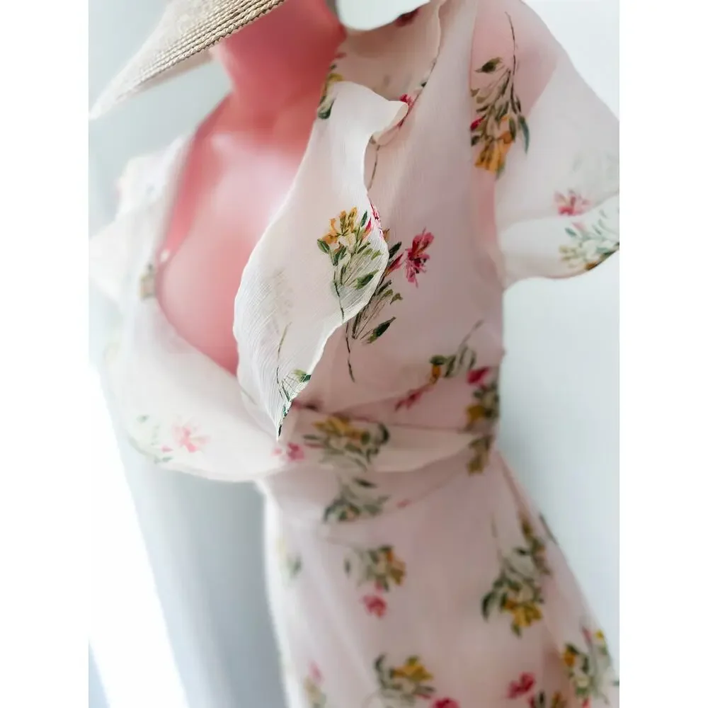 Forever Frolicking Among Wildflowers Fluttery Meadowcore dress & Sunlit Wanders